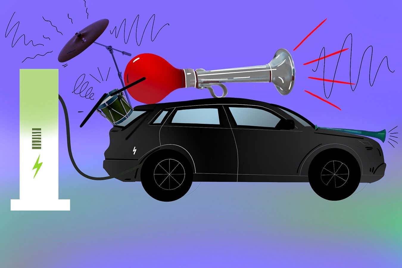 Pretend engine noises make electric cars more fun