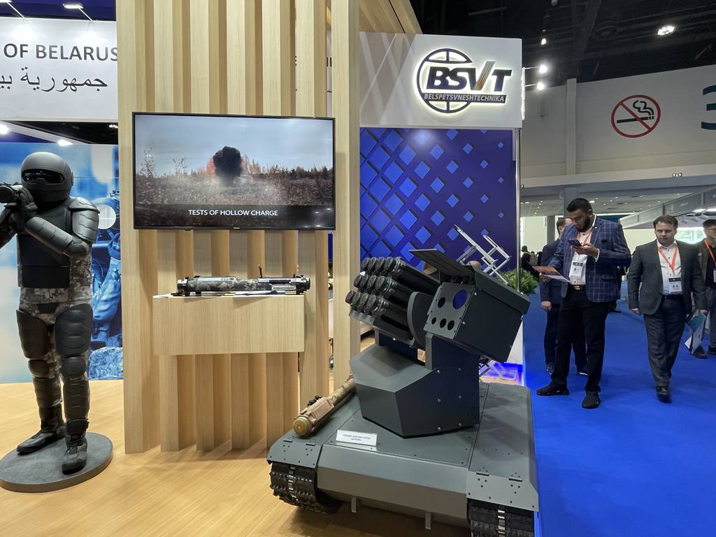 Abu Dhabi drone fair offers rare look at Belarusian weapons