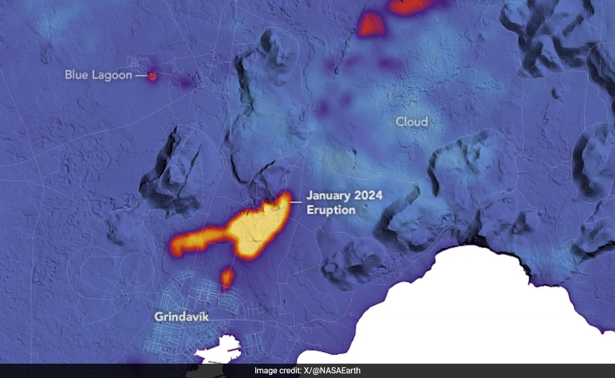 NASA Captures New Fissures Spewing Lava In Iceland