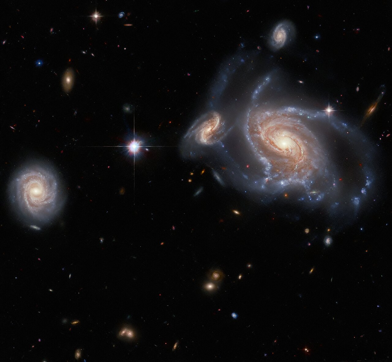 Hubble Views a Vast Galactic Neighborhood