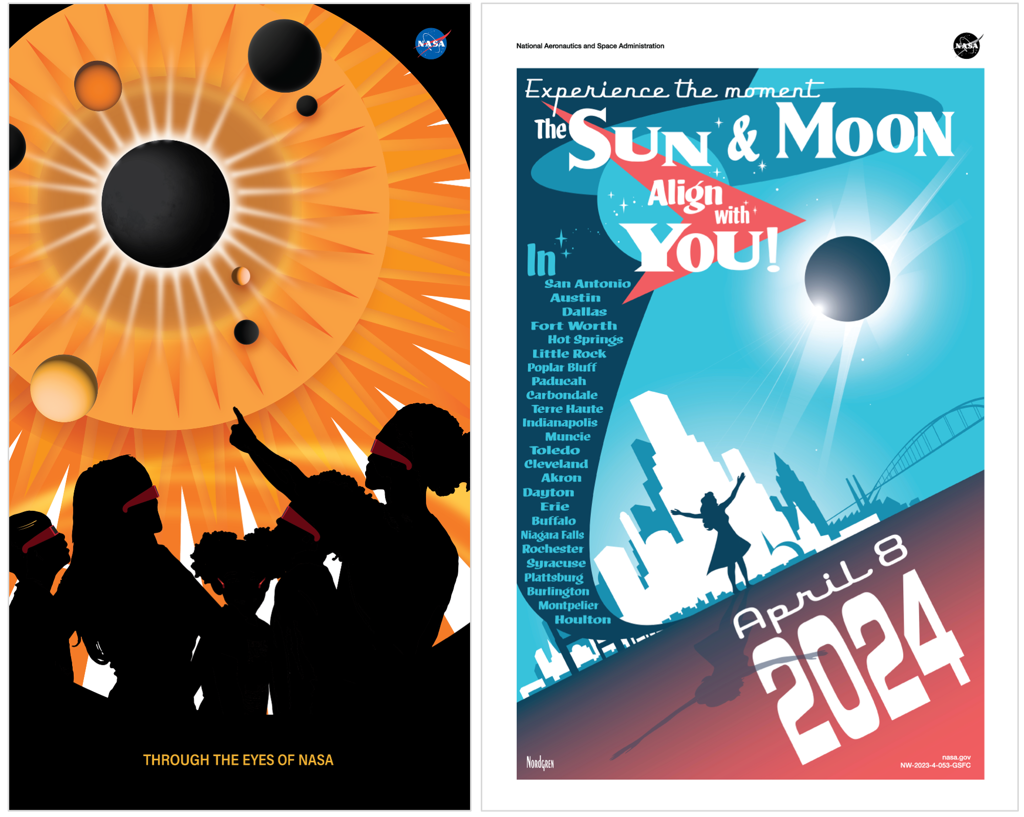 Meet the Creators, Part 3: NASA’s 2024 Total Solar Eclipse Posters