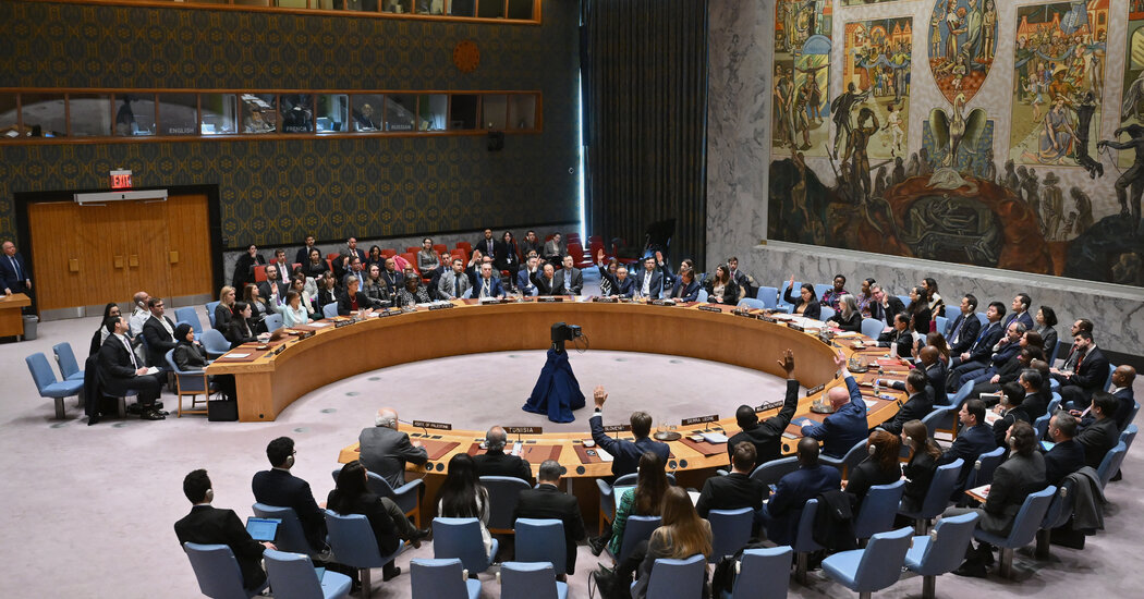 U.S. Vetoes Security Council Cease-Fire Resolution