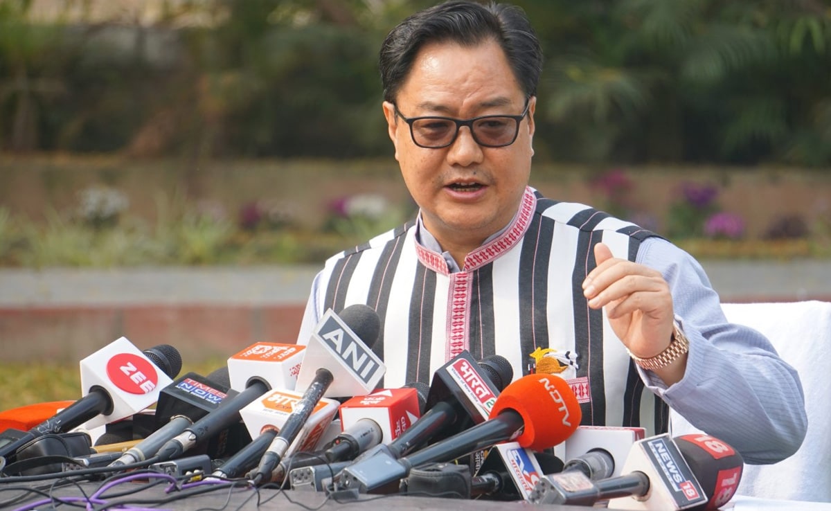 “Painting Of Marks” Does Not Mean China Encroached Our Land: Kiren Rijiju