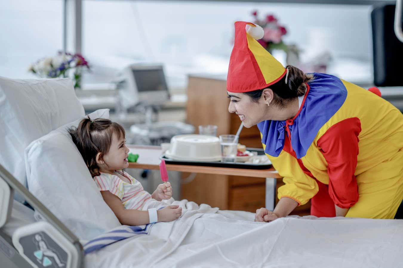 Clown visits may shorten the amount of time children spend in hospital