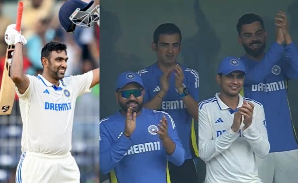 Rohit Sharma, Virat Kohli, Gautam Gambhir’s Heartfelt Gesture For Ravichandran Ashwin’s Century vs Bangladesh. Watch