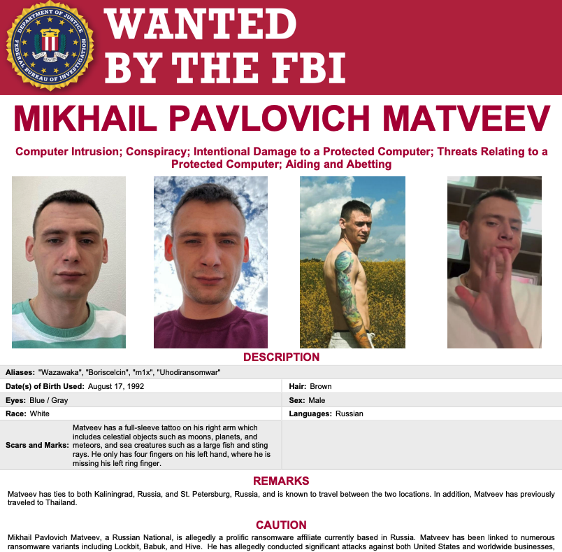 U.S. Offered $10M for Hacker Just Arrested by Russia – Krebs on Security