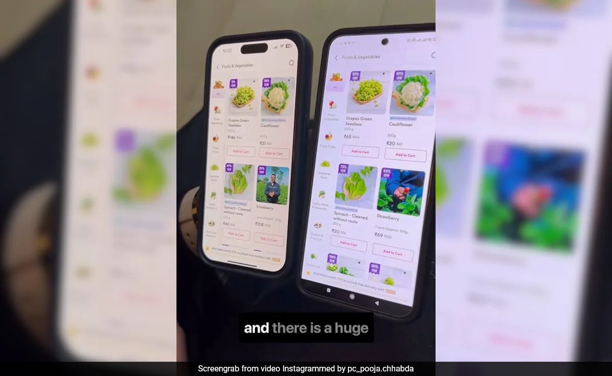 Bengaluru Woman Highlights Price Difference On Zepto For Android And iPhone Users