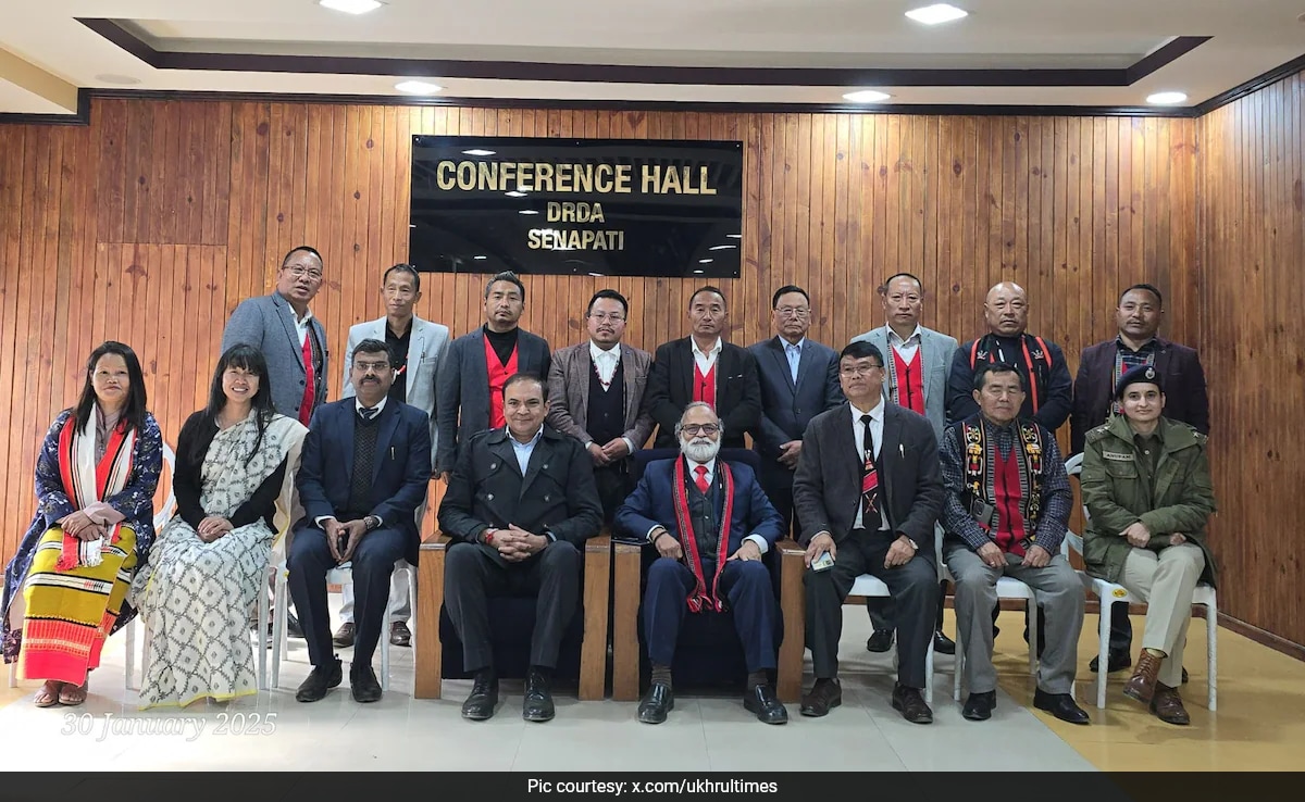 Top Naga Body Holds Tripartite Talks On Rollback Of 7 New Districts In Manipur