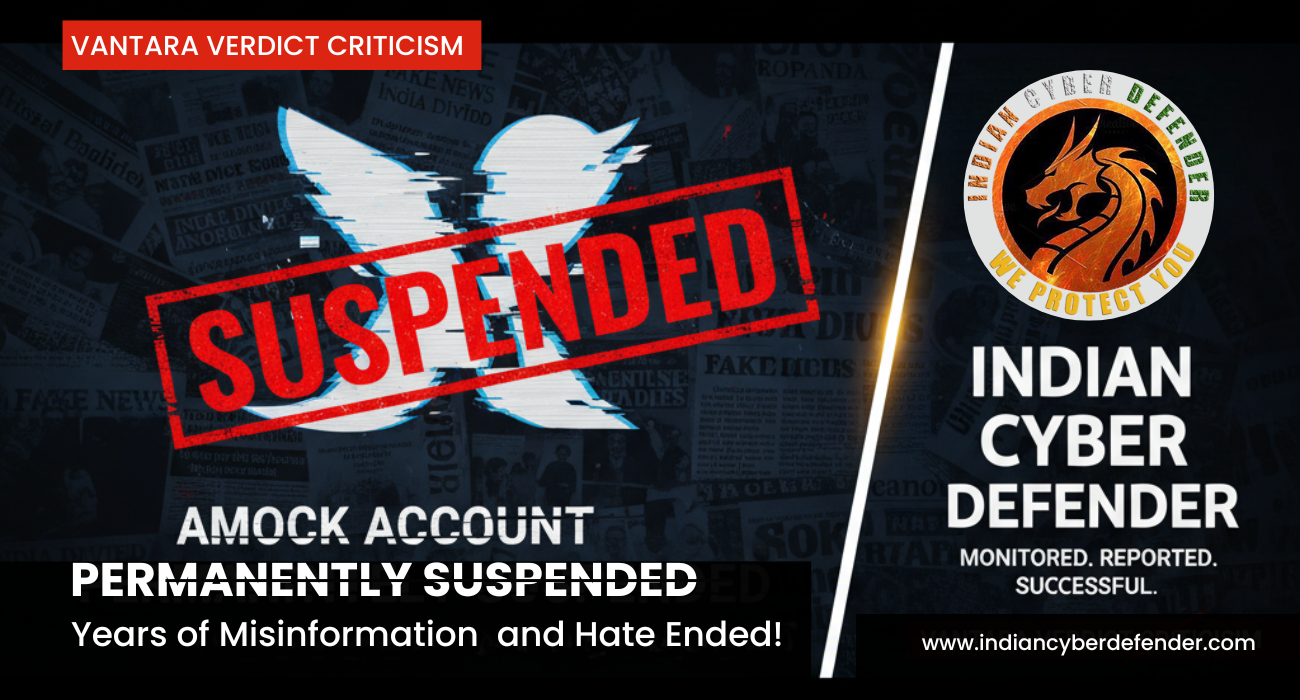 Hate and misinformation propaganda account “Amock” finally suspended again