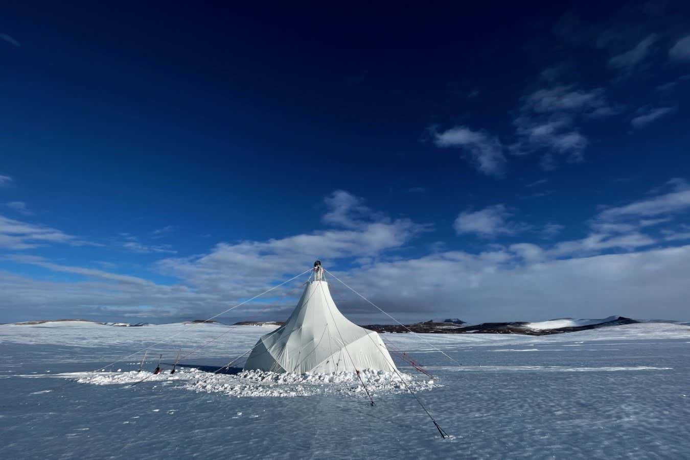 Ice core reveals low CO2 during warm spell 3 million years ago